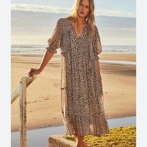 Auguste the Label The Helena Midi Dress Leopard Print S